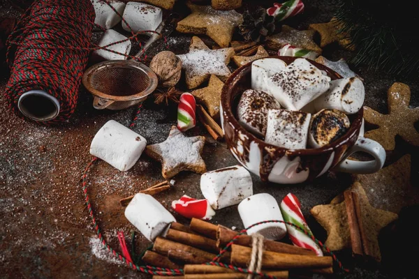 Neujahr und Weihnachten Süßigkeiten — Stockfoto