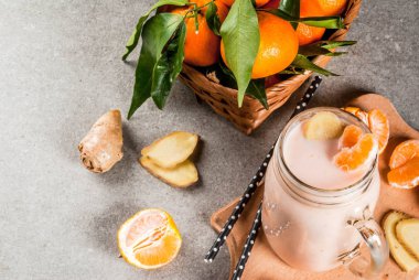 Zencefil ile mandalina güler yüzlü