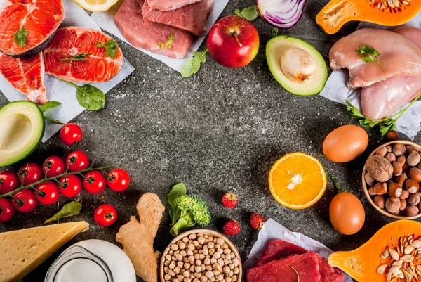 Органічне здорове харчування — стокове фото