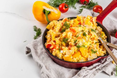 Revoltillo de Huevos, Dominicana usulü omlet.