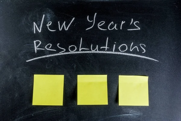 Concepto de Resoluciones de Año Nuevo — Foto de Stock