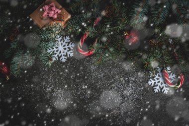 Noel karanlık arka planı