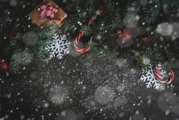 Navidad fondo oscuro —  Fotos de Stock