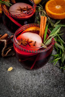 Sıcak kış mulled şarap