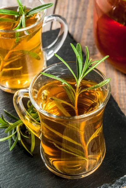 Herbal rosemary tea — Stock Photo, Image