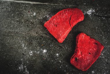 Ham taze sığır eti biftek