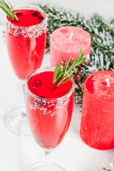 Cranberry karácsony mimosa — Stock Fotó