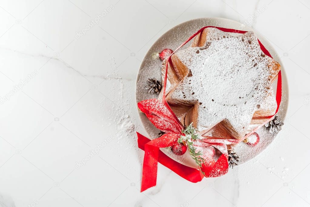 Traditional Christmas cake Panettone