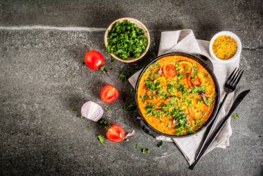 Hint Masala yumurtalı omlet