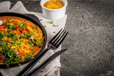 Hint Masala yumurtalı omlet