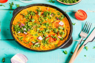 Hint Masala yumurtalı omlet