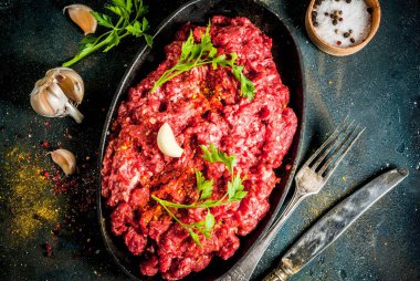 Çiğ kıyma.