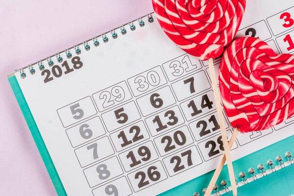 Valentine's day pink background