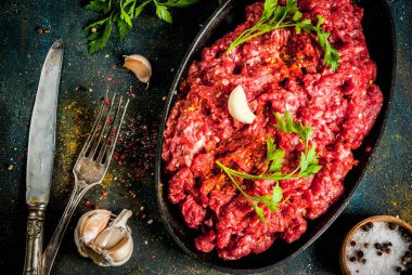 Çiğ kıyma.