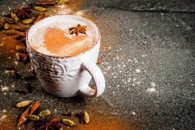Geleneksel Hint masala chai çay