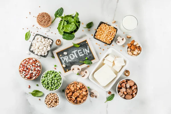 Veganska proteinkällor — Stockfoto