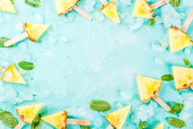 Ananas dondurma çubukları