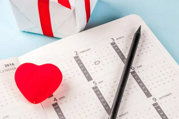 Giorno di San Valentino concetto biglietto di auguri — Foto Stock