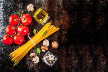 Gıda arka plan, makarna spagetti