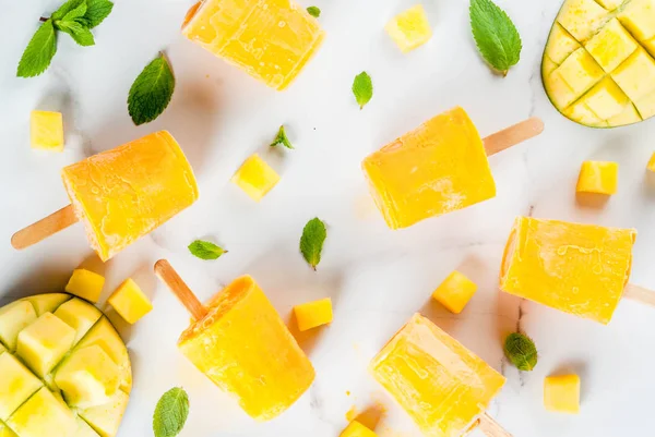 Popsicles, Frozen mango smoothie