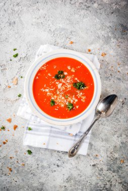 Domates çorbası Gazpacho.