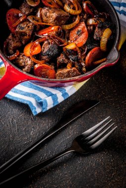 Kavrulmuş Dana karaciğer