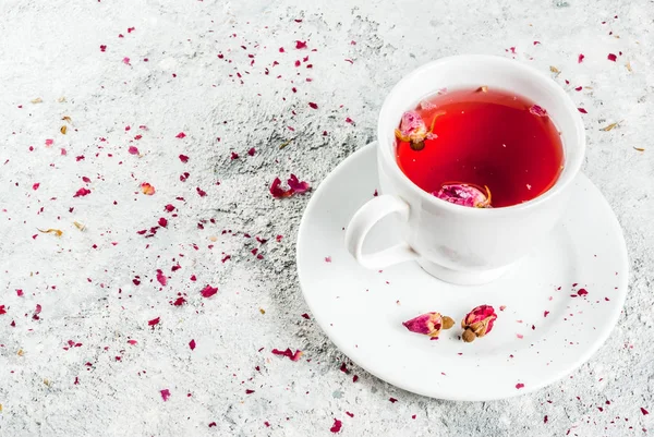 Gyógynövény tea rózsa rügyek — Stock Fotó