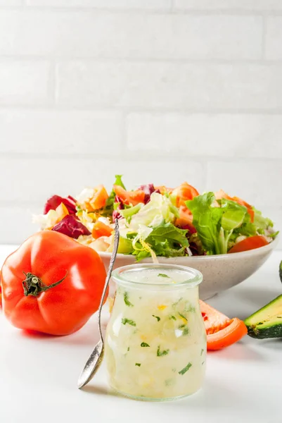 Klassieke salade dressings — Stockfoto