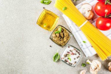 Gıda arka plan, makarna spagetti