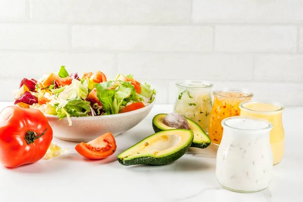 Klassieke salade dressings — Stockfoto