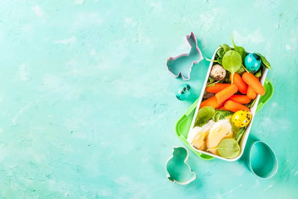 Yaratıcı çocuklar Kahvaltı Öğle Yemeği kutusu Paskalya