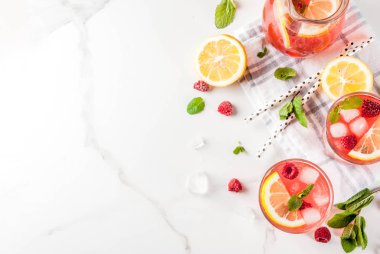 Ahududu mojito veya limonata