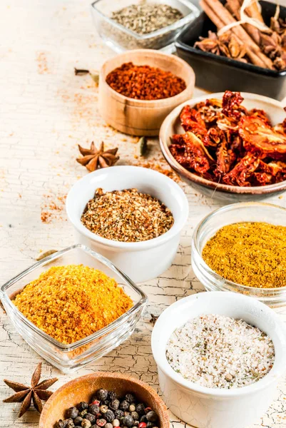 Set of various spices — Stock Photo, Image