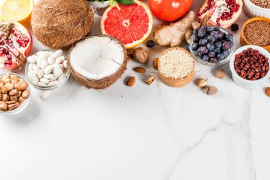 Organik sağlıklı diyet gıda, dizi superfoods - fasulye, baklagiller, n