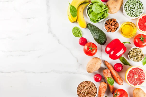 Zásadité stravy ingredience — Stock fotografie