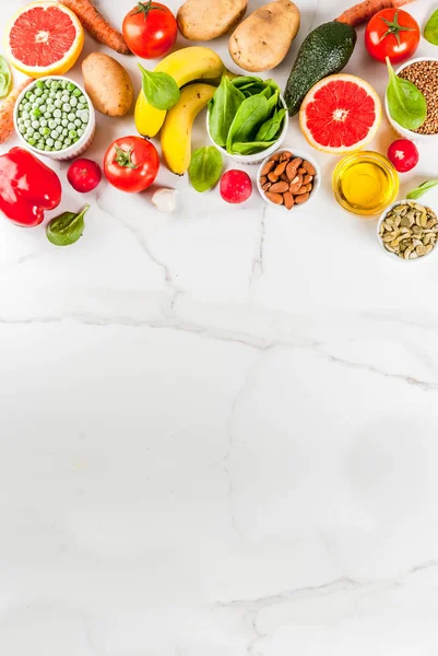 Alkalisch dieet ingrediënten — Stockfoto