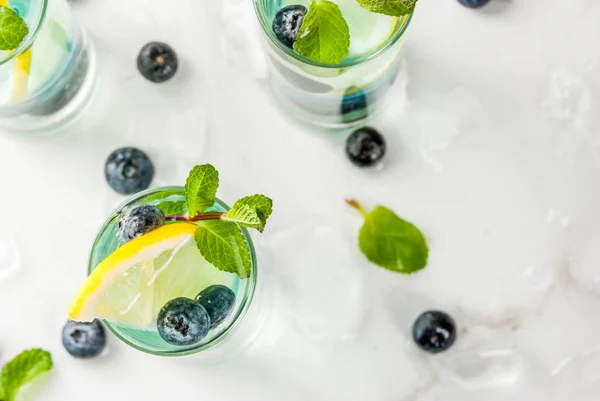 Limonada de mirtilo ou mojito — Fotografia de Stock