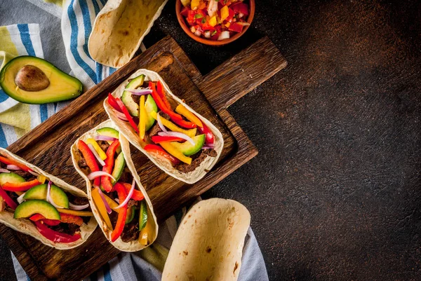 Mexican pork tacos — Stock Photo, Image