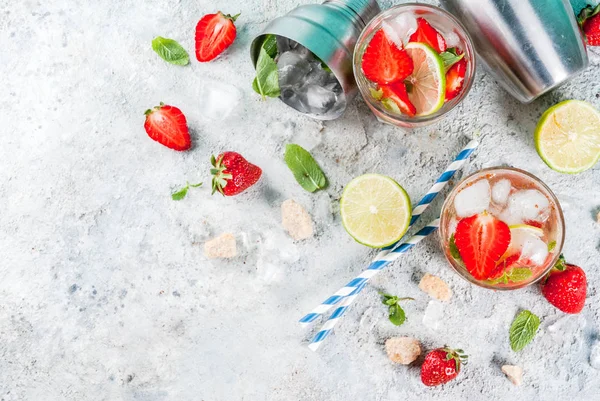 Fraise Mojito cocktail — Photo