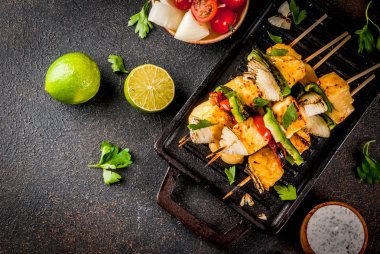 Izgara Paneer Tikka peynir kebap