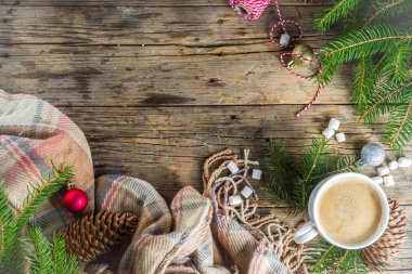 Noel kış kahve fincanı 