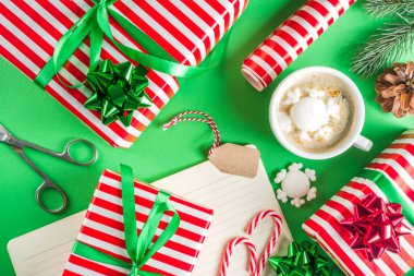 Noel arka plan için hazırlık