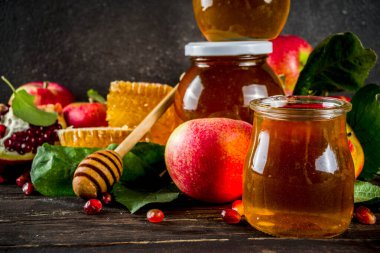 Rosh Hashanah kutlama arka plan