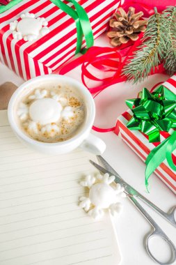 Noel arka plan için hazırlık