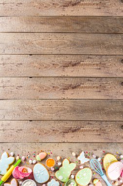 Mutlu Paskalya pişirme arka plan 