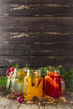 Kış sangriası, sıcak şarap ya da sıcak sıcak kokteyl.