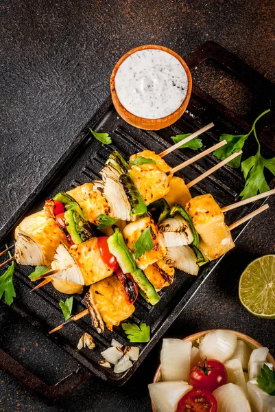 Izgara Paneer Tikka peynir kebap