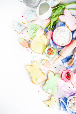 Tatlı Paskalya pişirme arka planı