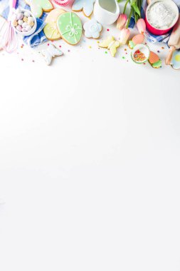 Tatlı Paskalya pişirme arka planı