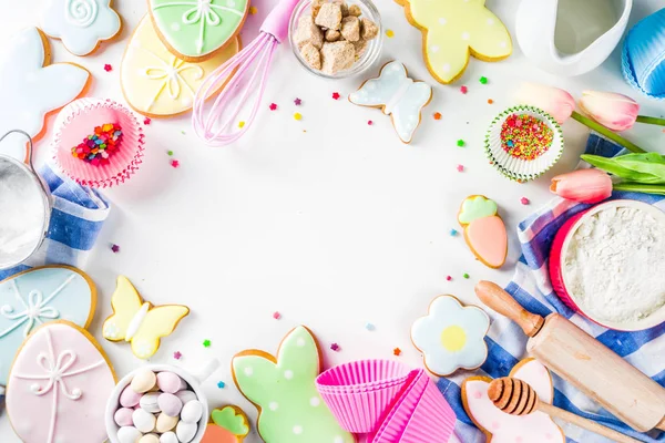 Tatlı Paskalya pişirme arka planı